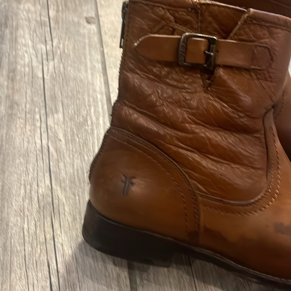 Frye Brown Leather Boots - Picture 3 of 9